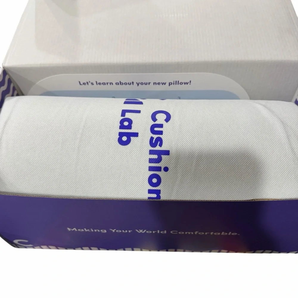 C CUSHION LAB Deep Sleep Pillow/Ergonomic Contour Design for Side & Back Sleeper